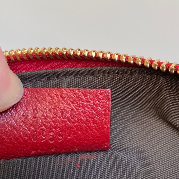 GG Supreme Monogram Large Tian Print Zip Pouch - Picture 10 of 16